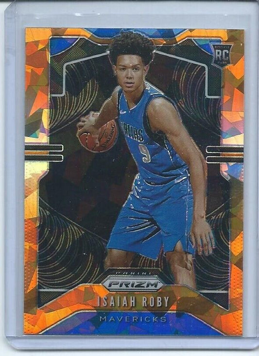 ISAIAH ROBY 2019-20 PANINI PRIZM ORANGE ICE PRIZMS RC #283