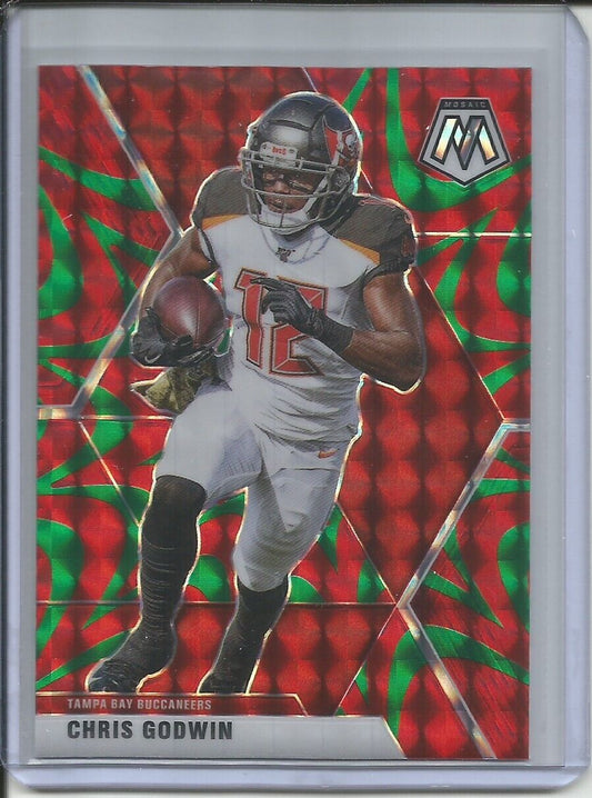 CHRIS GODWIN 2019-20 PANINI MOSAIC REACTIVE GREEN PRIZM BUCCANEERS
