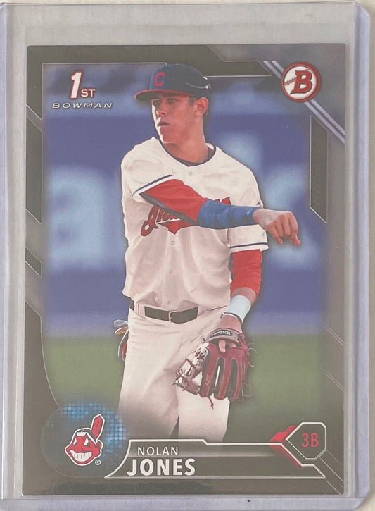 NOLAN JONES 2016 BOWMAN PAPER 1ST PROSPECT BLACK #D 465/499