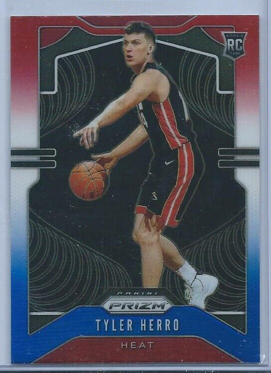 TYLER HERRO 2019-20 PANINI PRIZM RED WHITE BLUE PRIZMS RC #259