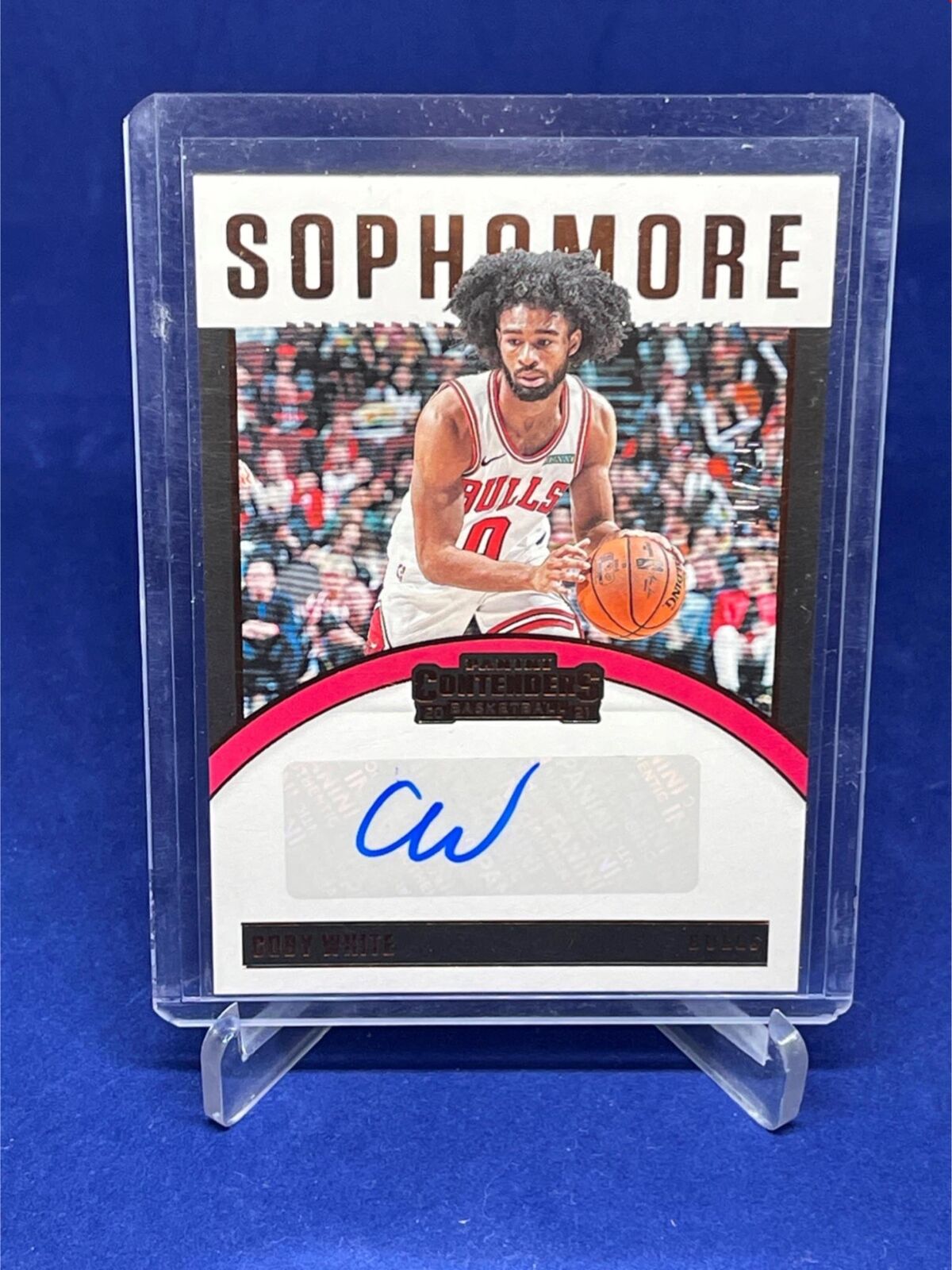 COBY WHITE 2020-21 PANINI CONTENDERS SOPHOMORE AUTOGRAPH AUTO #D 10/25