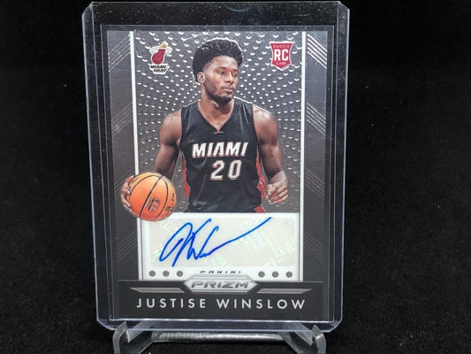 JUSTISE WINSLOW 2015-16 PANINI PRIZM AUTO RC