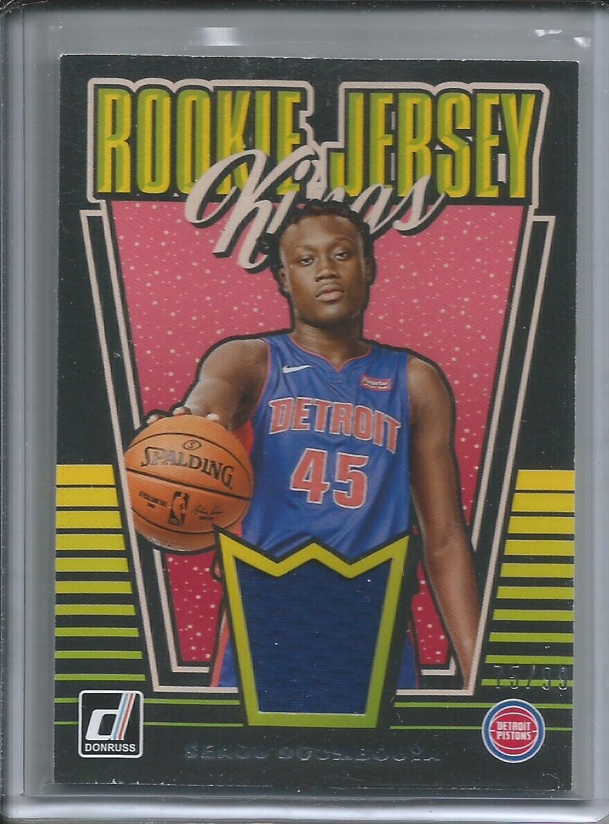 SEKOU DOUMBOUYA 2019-20 PANINI DONRUSS ROOKIE JERSEY KINGS #D 75/99