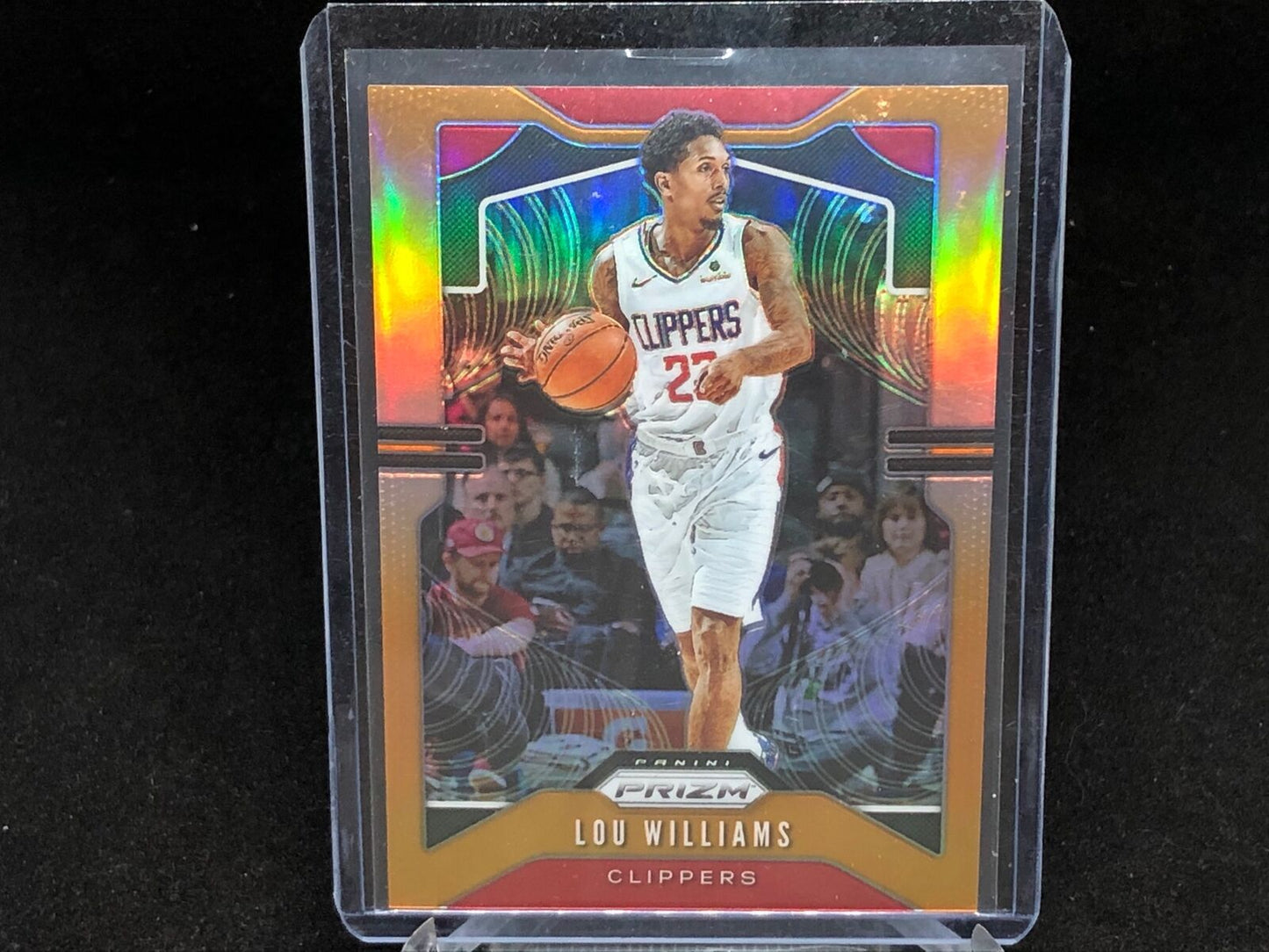 LOU WILLIAMS 2019-20 PANINI PRIZM ORANGE PRIZMS #D 2/49
