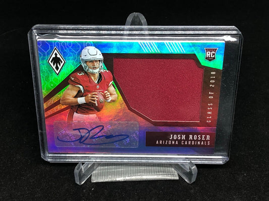JOSH ROSEN 2018 PANINI PHOENIX JERSEY AUTO RC #D 1/100
