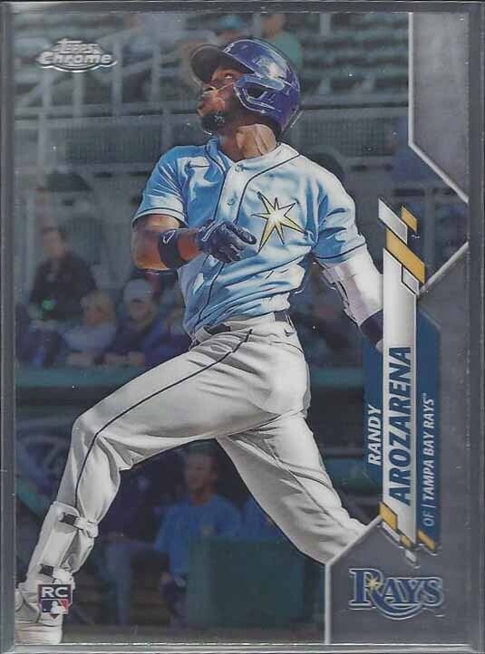 RANDY AROZARENA 2020 TOPPS CHROME UPDATE TRUE ROOKIE RC #35