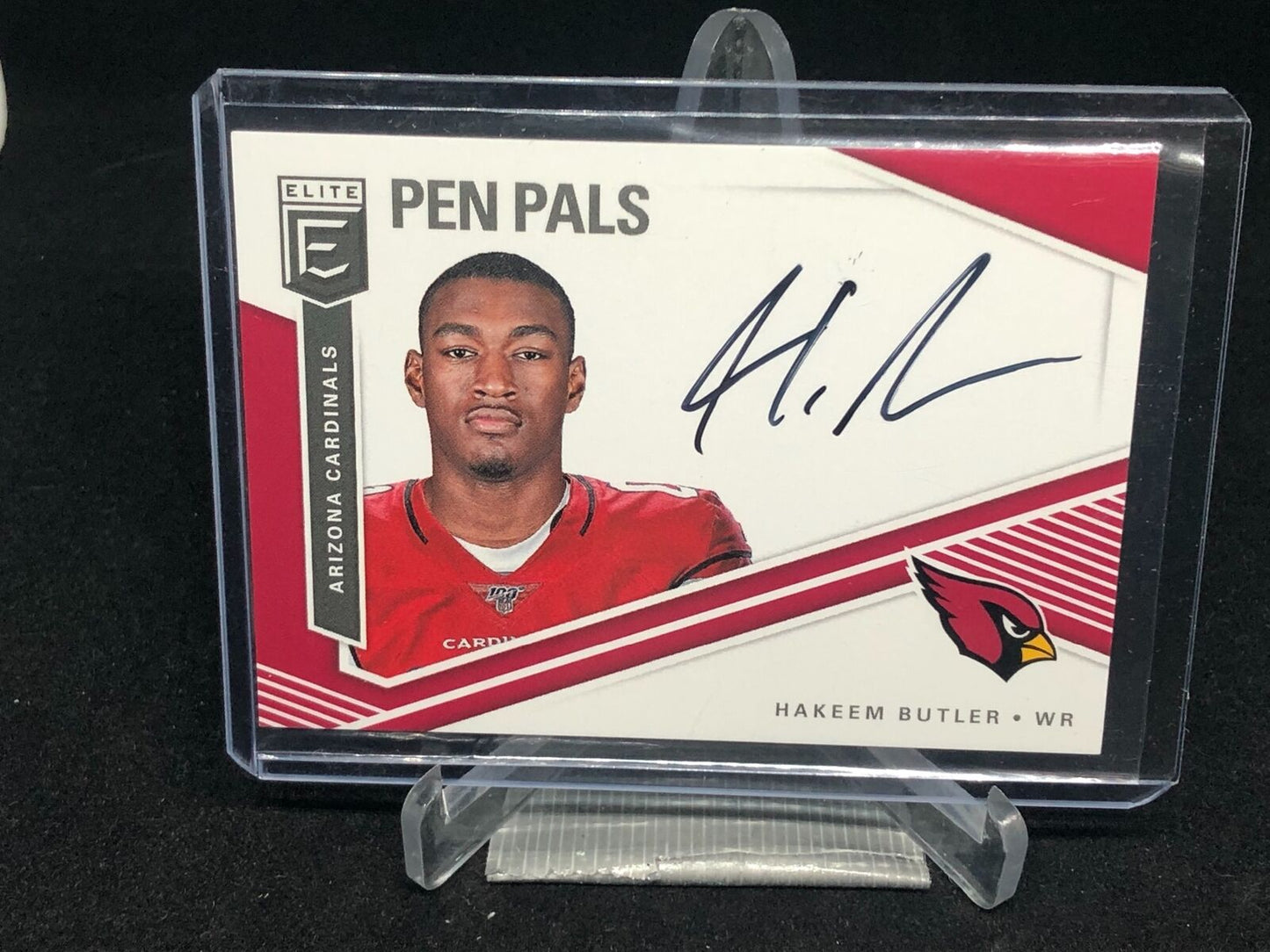 HAKEEM BUTLER 2019 PANINI DONRUSS ELITE PEN PALS ON CARD AUTO RC