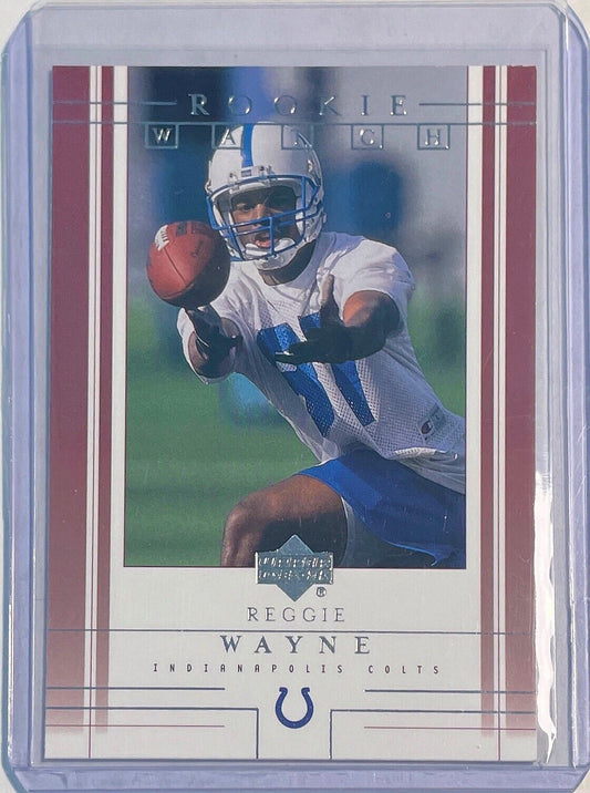 REGGIE WAYNE 2001 UPPER DECK ROOKIE WATCH ROOKIE RC #245
