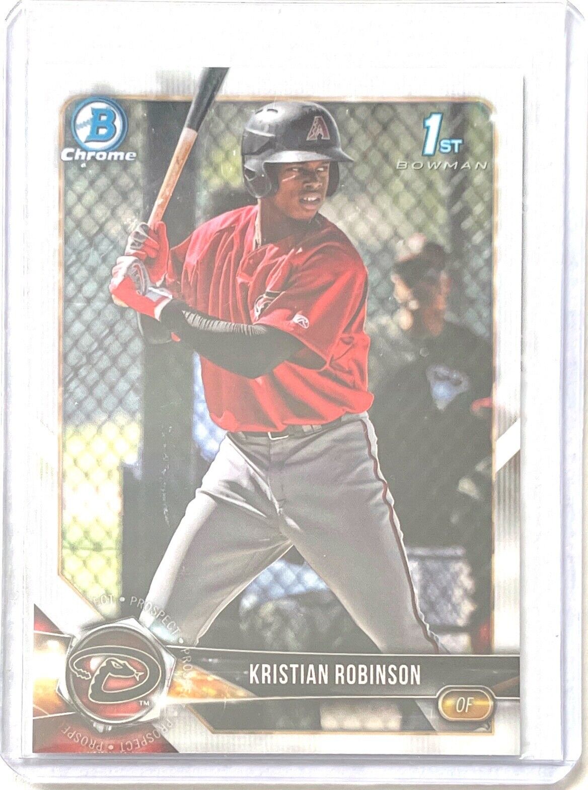 KRISTIAN ROBINSON 2018 BOWMAN CHROME 1ST PROSPECT #BCP186