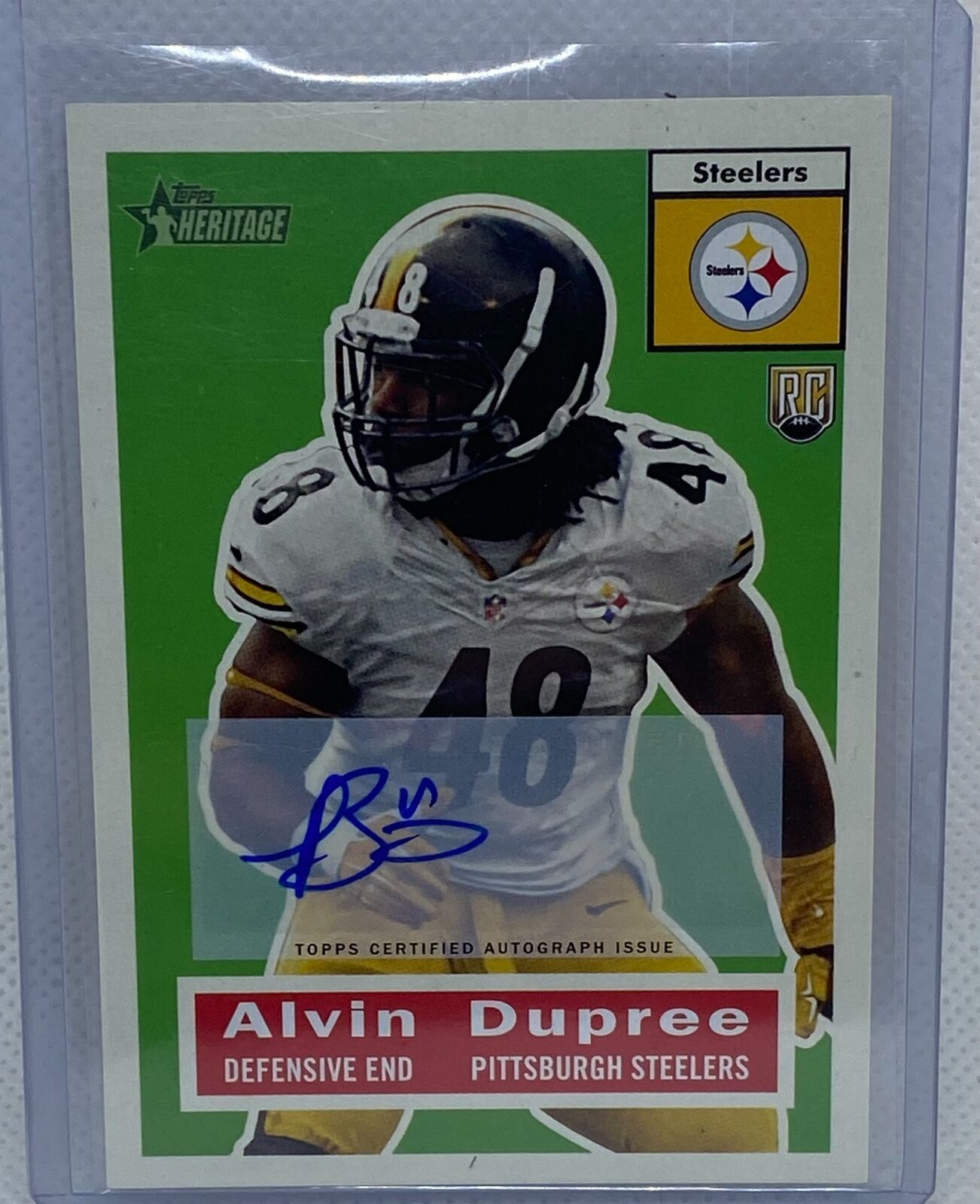 ALVIN DUPREE 2015 TOPPS HERITAGE AUTO RC #85
