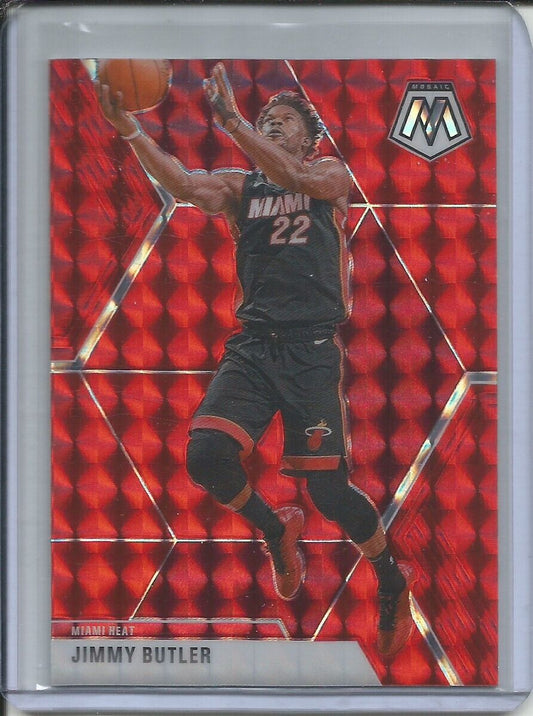 JIMMY BUTLER 2019-20 PANINI MOSAIC RED PRIZM MIAMI HEAT