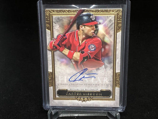 CARTER KIEBOOM 2020 TOPPS FIVE STAR ON CARD AUTO
