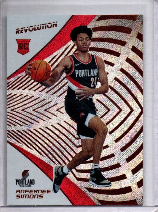 ANFERNEE SIMONS 2018-19 PANINI REVOLUTION TRUE ROOKIE RC #137