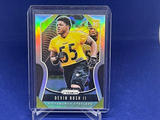 DEVIN BUSH II 2019 PANINI PRIZM SILVER PRIZM ROOKIE RC SSP # 313
