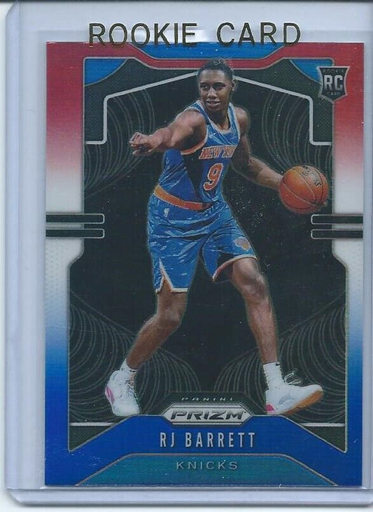 RJ BARRETT 2019-20 PANINI PRIZM RED WHITE BLUE PRIZMS RC #250