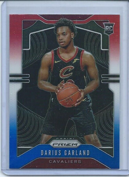 DARIUS GARLAND 2019-20 PANINI PRIZM RED WHITE BLUE PRIZMS RC #288
