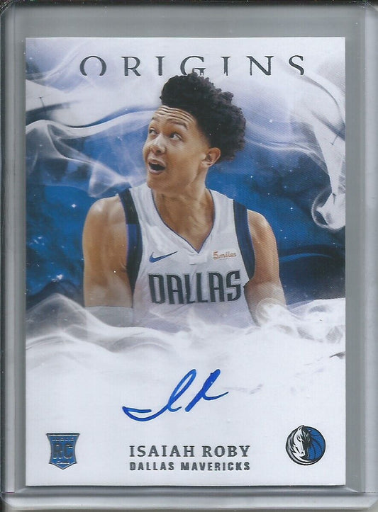 ISAIAH ROBY 2019-20 PANINI ORIGINS ON CARD AUTO ROOKIE RC