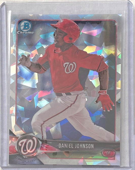 DANIEL JOHNSON 2018 BOWMAN CHROME PROSPECT ATOMIC CRACKED ICE REFRACTOR #BCP3