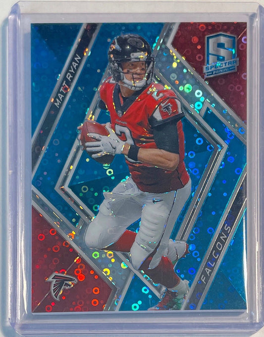 MATT RYAN 2018 PANINI SPECTRA BLUE DISCO PRIZM #D 51/75
