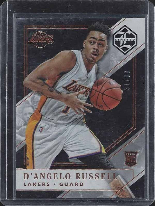 D'ANGELO RUSSELL 2015-16 LIMITED BRONZE LAKERS ROOKIE RC #D 31/80