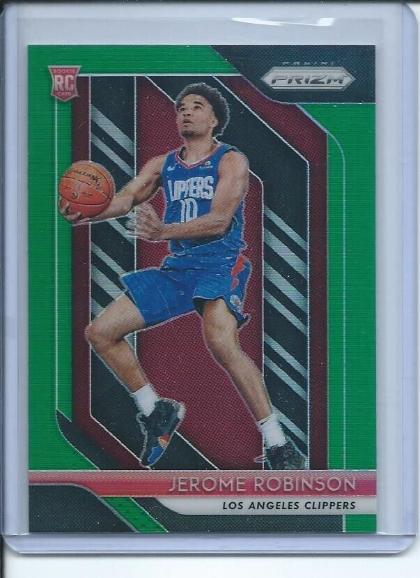 JEROME ROBINSON 2018-19 PANINI PRIZM GREEN PRIZMS RC #194