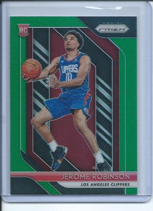 JEROME ROBINSON 2018-19 PANINI PRIZM GREEN PRIZMS RC #194