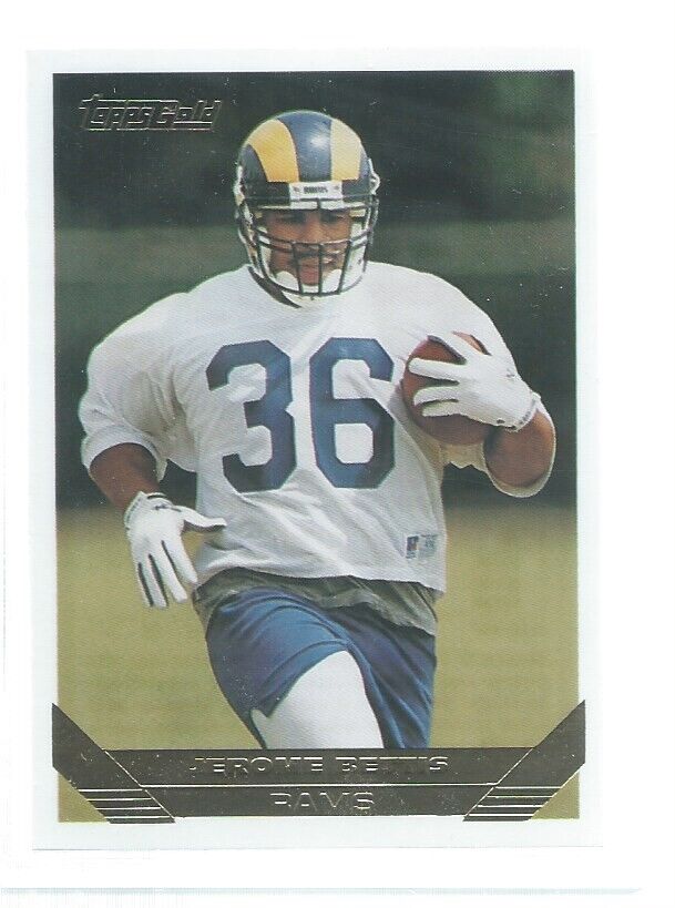 JEROME BETTIS 1993 TOPPS GOLD ROOKIE RC #604