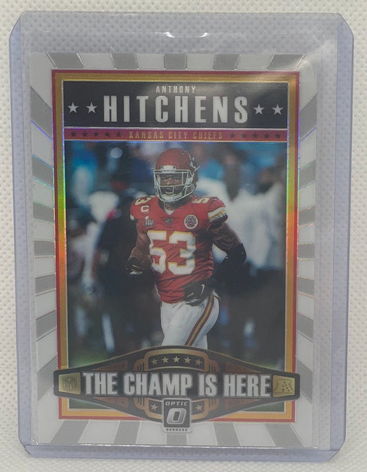 ANTHONY HITCHENS 2020 PANINI DONRUSS OPTIC THE CHAMP IS HERE HOLO PRIZM #10
