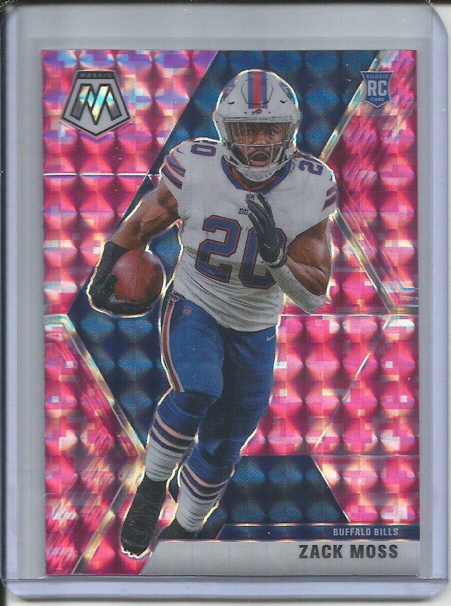 ZACK MOSS 2019-20 PANINI MOSAIC PINK PRIZM ROOKIE RC BILLS
