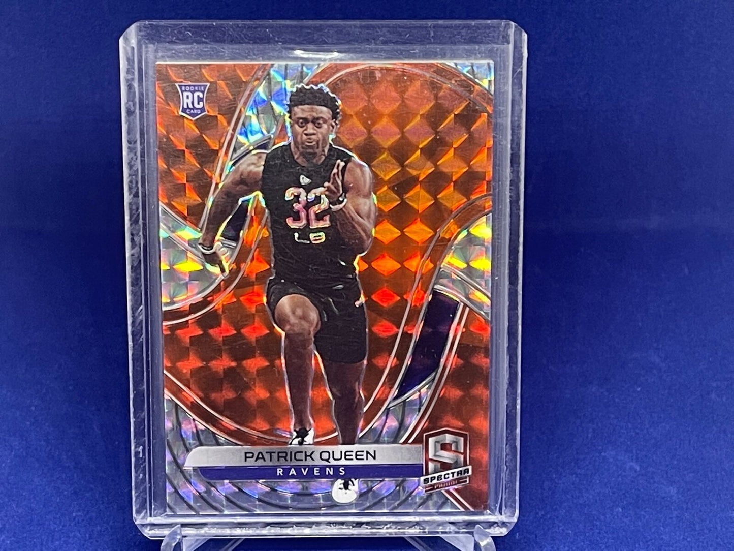 PATRICK QUEEN 2020 PANINI SPECTRA ORANGE PRIZM ROOKIE RC #D 8/15
