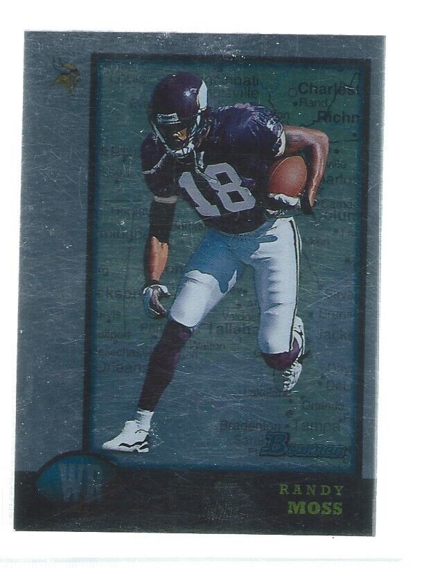 RANDY MOSS 1998 BOWMAN INTERSTATE ROOKIE RC #182
