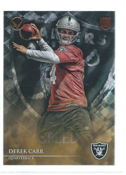 DEREK CARR 2014 TOPPS VALOR SPEED ROOKIE RC #12