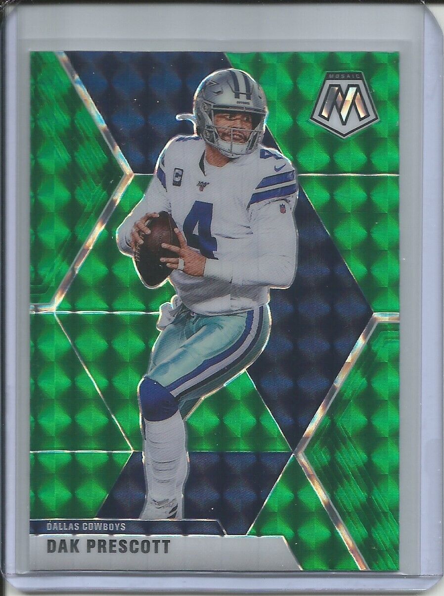 DAK PRESCOTT 2019-20 PANINI MOSAIC GREEN PRIZM COWBOYS