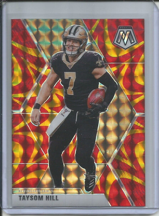 TAYSOM HILL 2019-20 PANINI MOSAIC REACTIVE GOLD PRIZM SAINTS