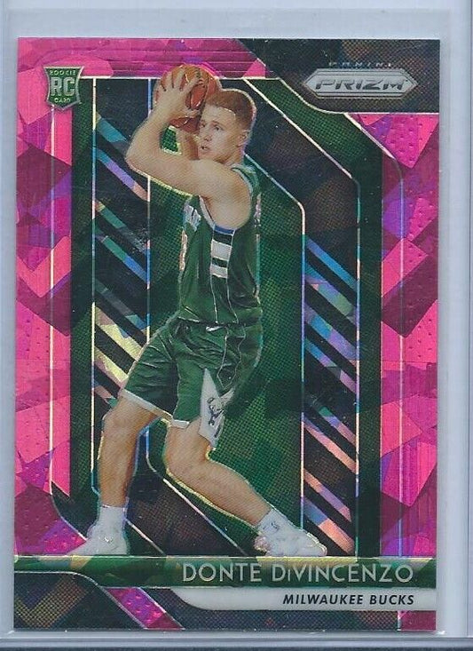 DONTE DIVINCENZO 2018-19 PANINI PRIZM PINK ICE PRIZMS RC #246