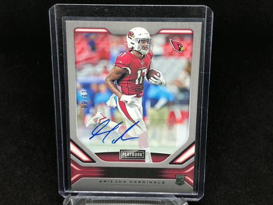 HAKEEM BUTLER 2019 PANINI PLAYBOOK GREEN AUTO RC #D 8/25