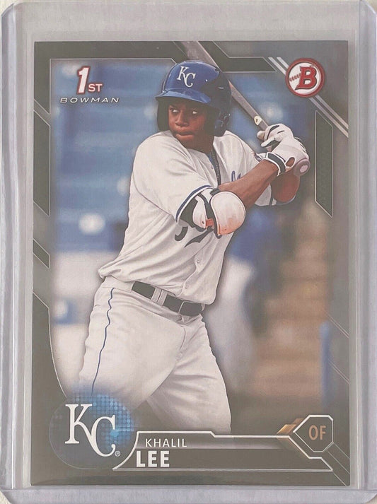 KHALIL LEE 2016 BOWMAN PAPER 1ST PROSPECT BLACK #D 091/499