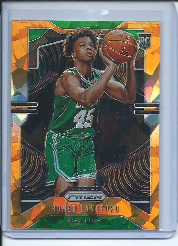 ROMEO LANGFORD 2019-20 PANINI PRIZM ORANGE ICE PRIZMS RC #260