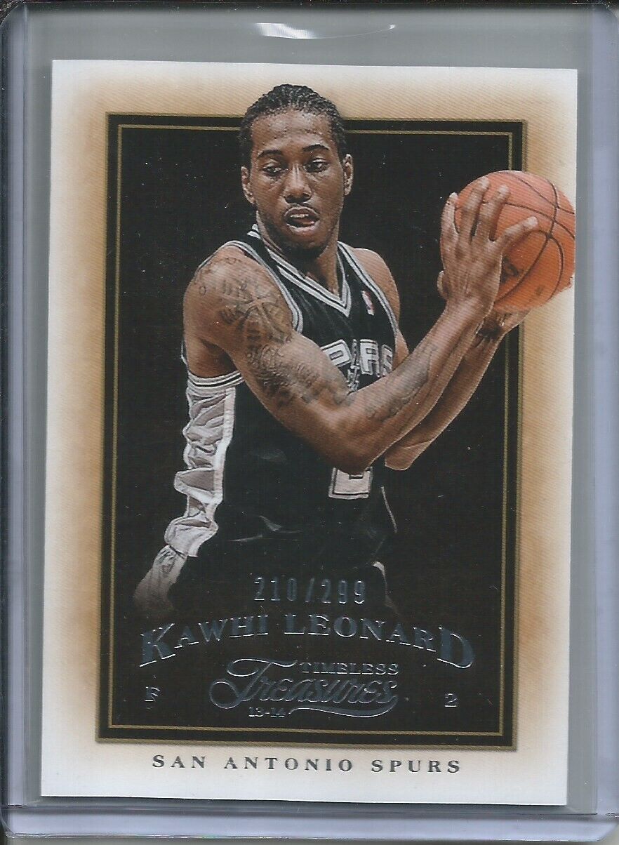 KAWHI LEONARD 2013-14 PANINI TIMELESS TREASURES #D 210/299