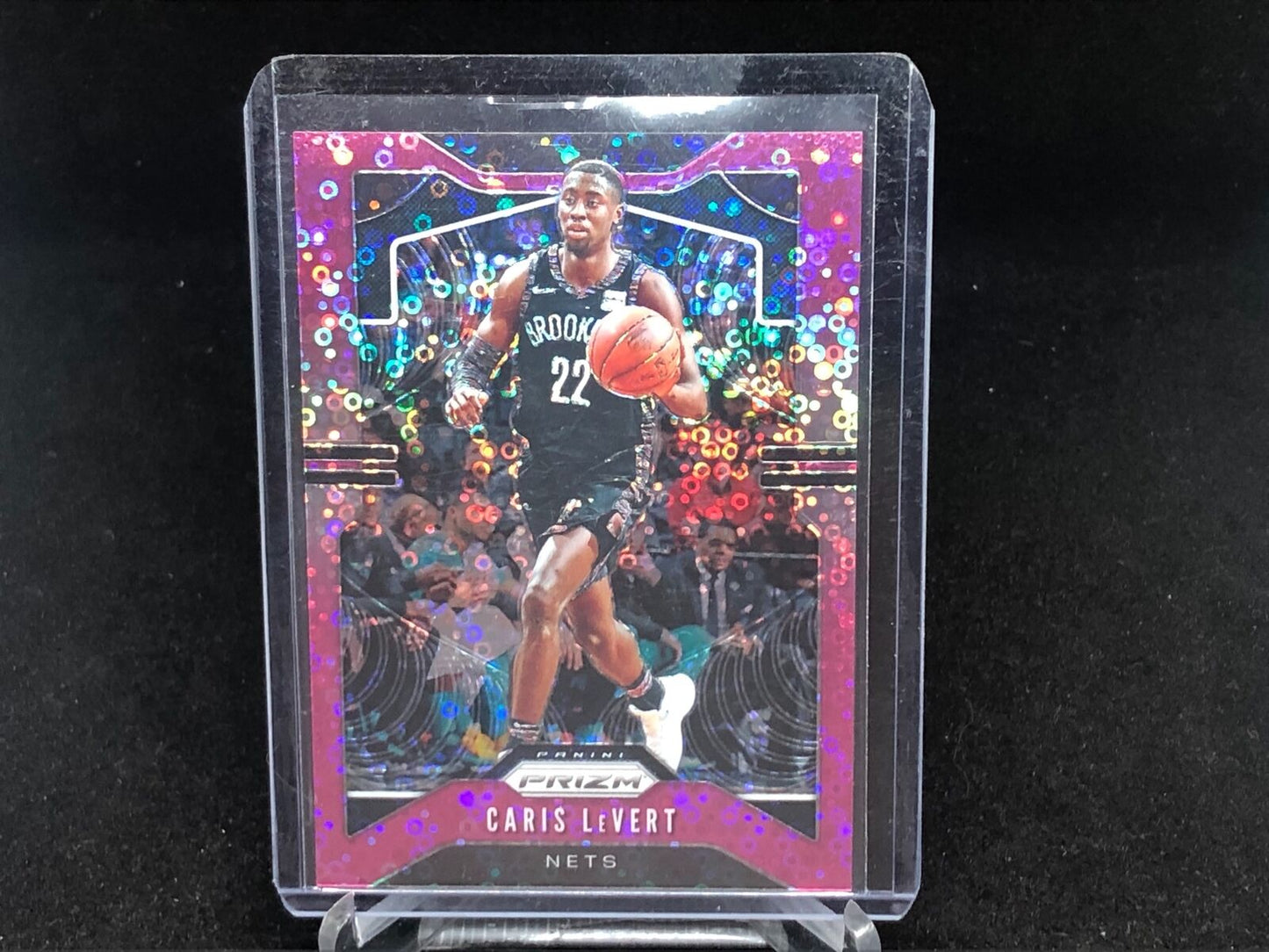 CARIS LEVERT 2019-20 PANINI PRIZM FAST BREAK PINK PRIZM #D 18/50
