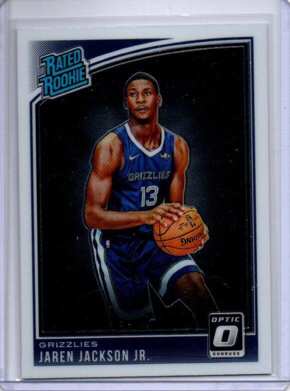JAREN JACKSON JR. 2018-19 PANINI DONRUSS OPTIC TRUE ROOKIE RC #188