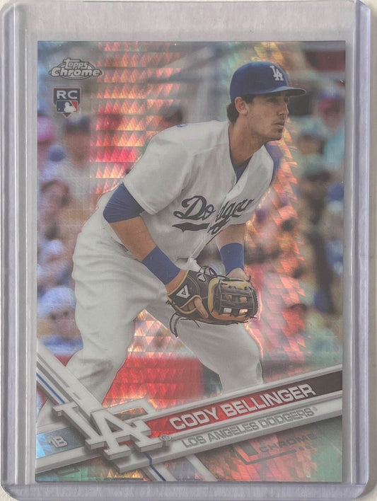 CODY BELLINGER 2017 TOPPS CHROME PRISM REFRACTOR ROOKIE RC #79