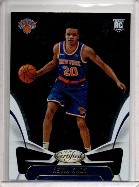 KEVIN KNOX 2018-19 PANINI CERTIFIED TRUE ROOKIE RC #159