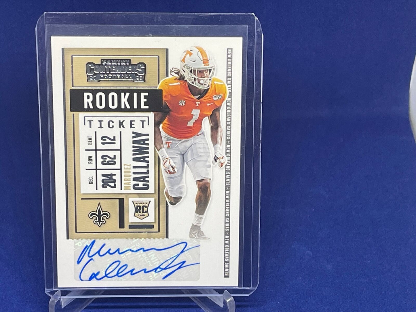 MARQUEZ CALLAWAY 2020 PANINI CONTENDERS ROOKIE TICKET AUTO RC # 253