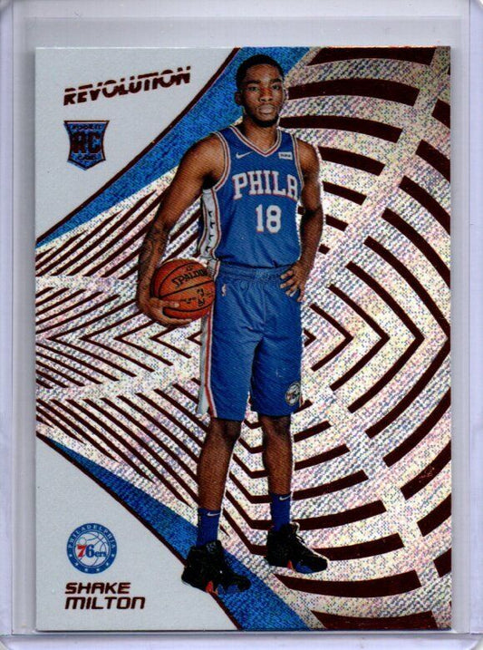 SHAKE MILTON 2018-19 PANINI REVOLUTION TRUE ROOKIE RC #146