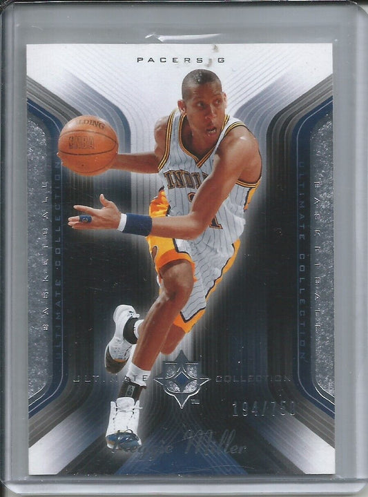 REGGIE MILLER 2005 UPPER DECK ULTIMATE COLLECTION #D 194/750