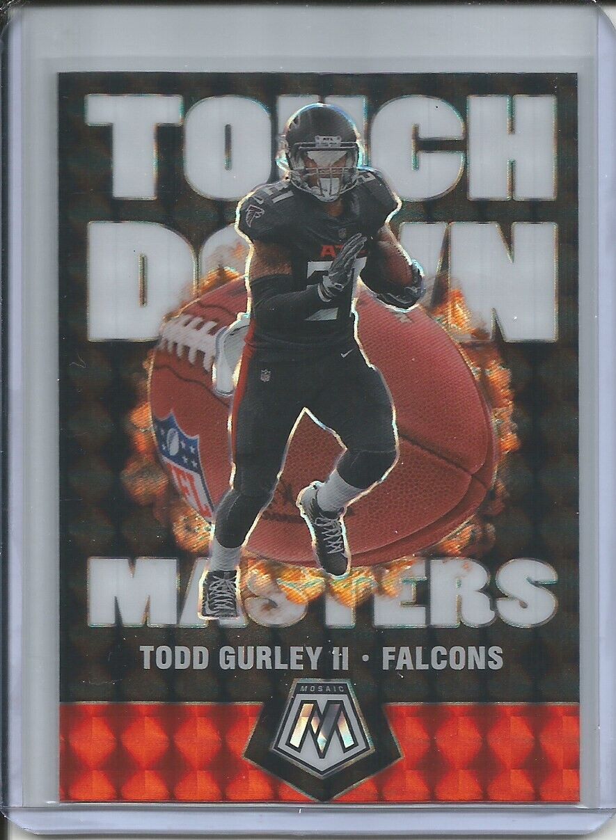 TODD GURLEY 2019-20 PANINI MOSAIC TOUCHDOWN MASTERS SILVER MOSAIC PRIZM FALCONS