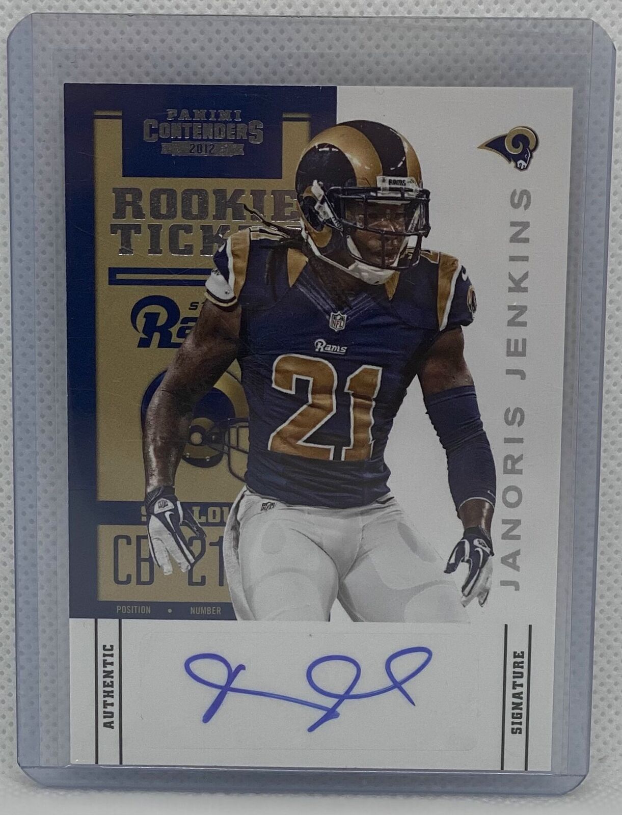 JANORIS JENKINS 2012 PANINI CONTENDERS ROOKIE TICKET AUTO RC #144