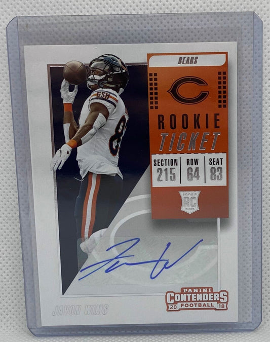 JAVON WIMS 2018 PANINI CONTENDERS ROOKIE TICKET AUTO RC #218