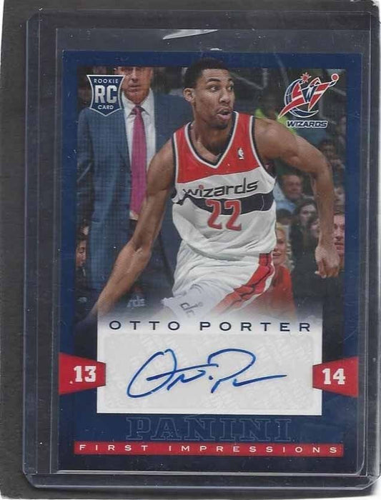 OTTO PORTER 2013-14 PANINI FIRST IMPRESSIONS ROOKIE AUTO RC #10
